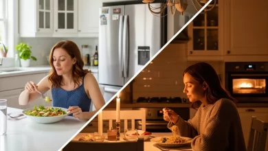 برای لاغری شام نخوریم یا ناهار